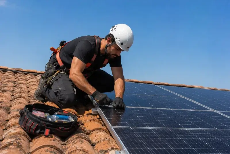 Maintenance et monitoring de panneaux solaires à Simacourbe