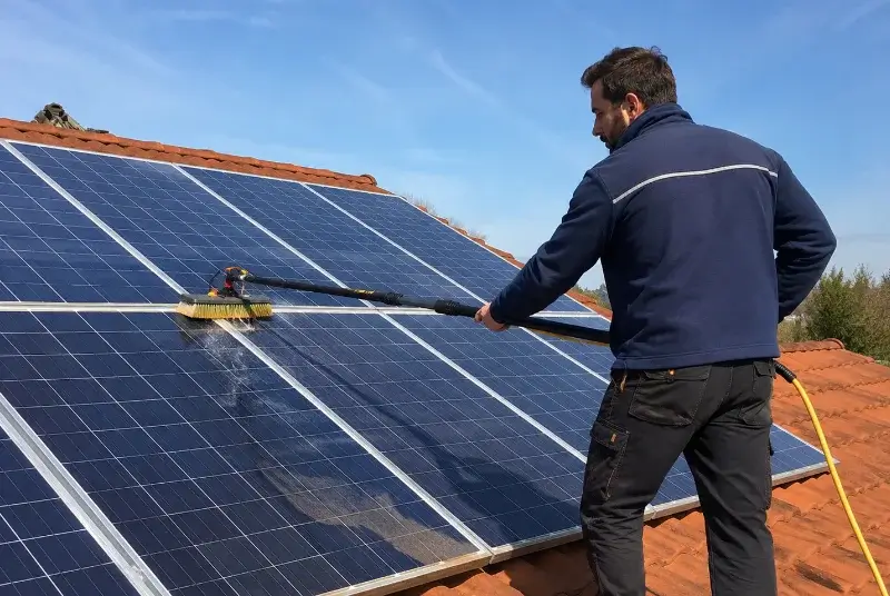Nettoyage et entretien de panneaux solaires à Simacourbe